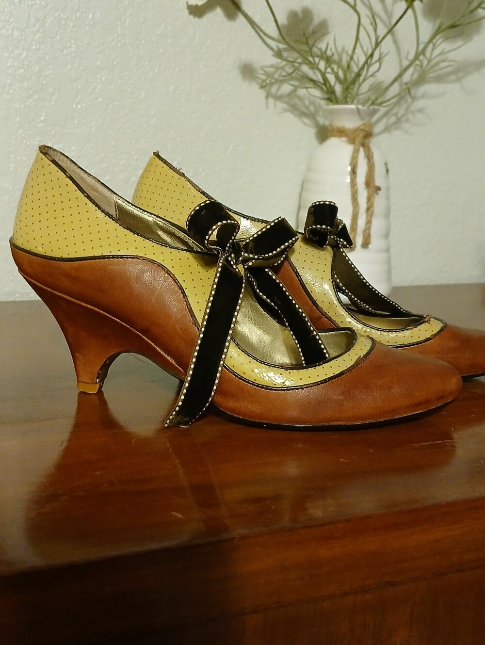 Poetic License- London T-Strap Heels with Bow